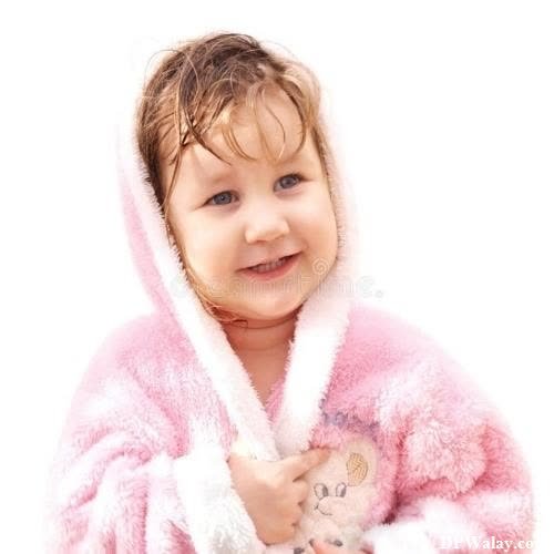 a little girl in a pink coat and a teddy bear toy stock images baby girl dp for whatsapp