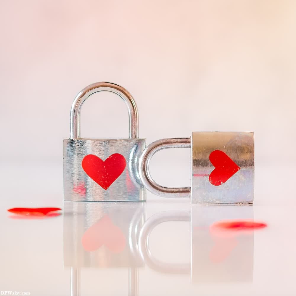 a padlock with a heart on it images by DPwalay