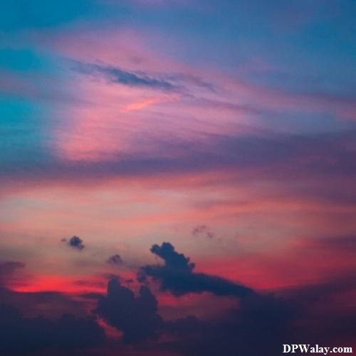 a colorful sky at sunset