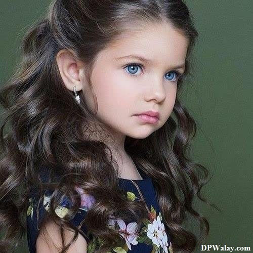 a little girl with long brown hair and blue eyes cuteness cute baby pics for whatsapp dp