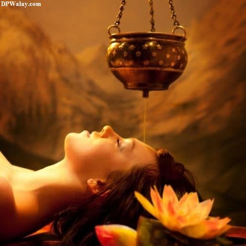a woman laying down on a bed with a pot hanging from the ceiling hd wallpapers for whatsapp dp