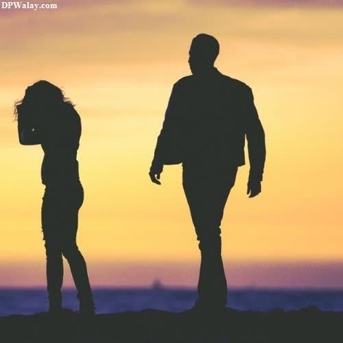 a couple standing on top of a hill at sunset-mCyr breakup dp for whatsapp