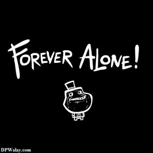a black and white image of a cartoon character with the words forever 
