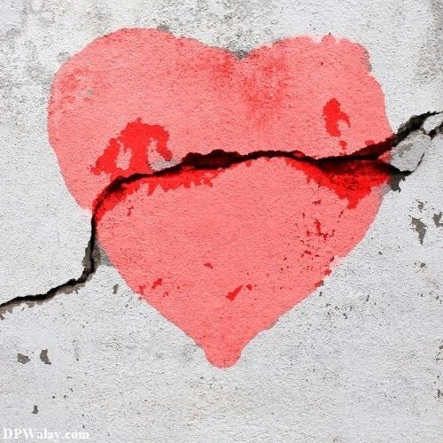 a heart painted on a concrete wall images by DPwalay