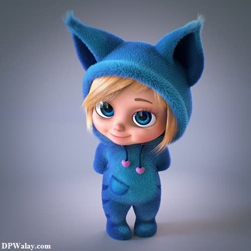 a cartoon character in a blue costume images by DPwalay