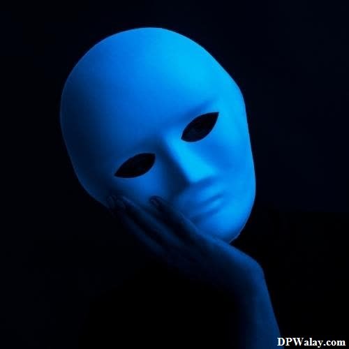 a person wearing a blue mask images by DPwalay