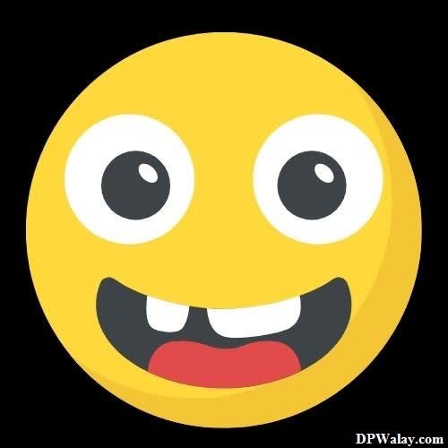a yellow smiley face with a black background-DGts