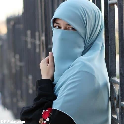 a woman in a blue hina hidden face cute girl images 