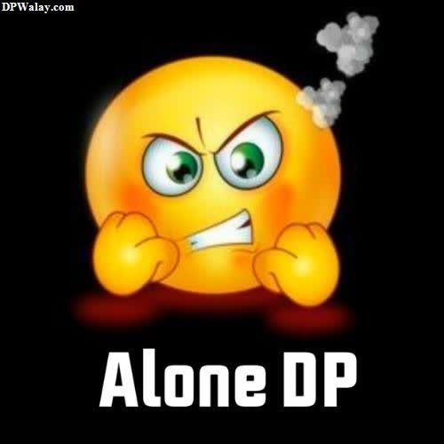 mood off dp - a yellow smiley face with a smoke coming out of it