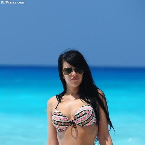 a woman in a bikini on the beach-rMgc photos of girls for dp
