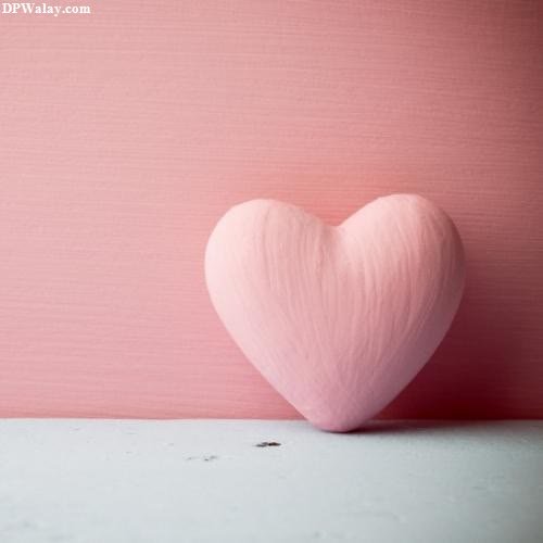 a pink heart on a pink background unique images for dp