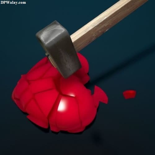 a hammer hitting a red heart images by DPwalay