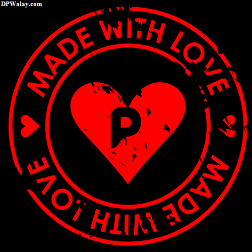 P Name DP - made with love logo