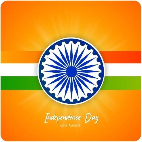 vector illustration of a background for independence day 15 august dp for whatsapp