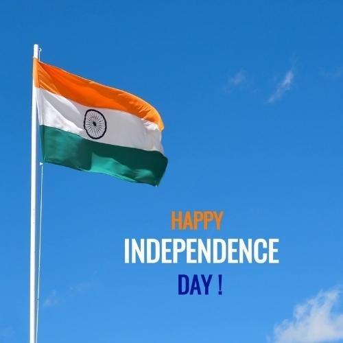 15 August DP - happy independence day wishes for the indian flag