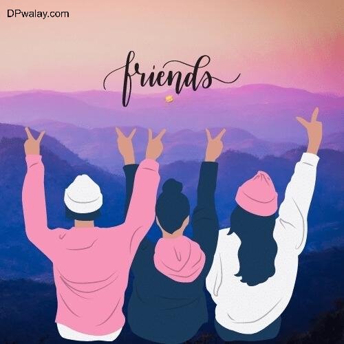 Friends DP - friends day wishes-KtiX