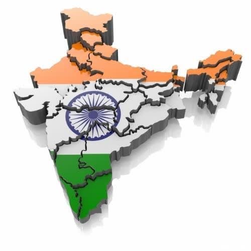 india map with flag alphabets dp for facebook in tricolour 