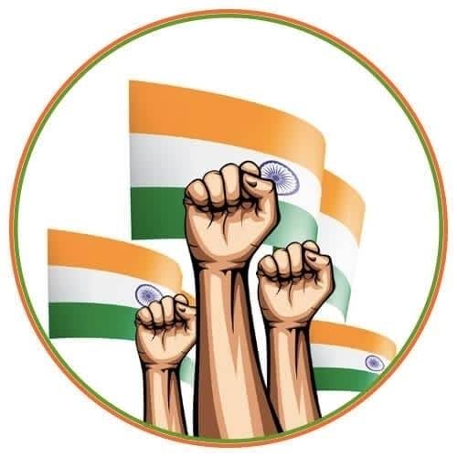 Tricolour DP - a hand holding a coin with the indian flag