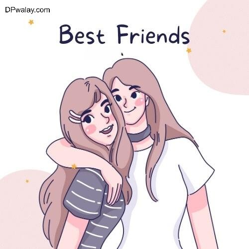Friends DP - two girls hugging each other girls are hugging, person, person, person, person, person,