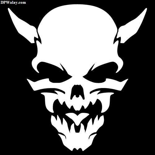 the skull logo devil images for whatsapp dp