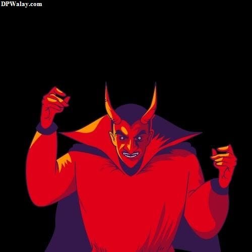 Devil DP - a cartoon character with horns and horns on his head