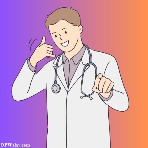 Doctor DP - a doctor is giving the thumbs up