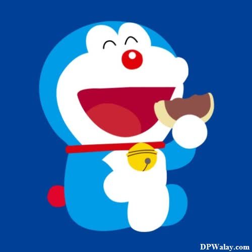a cartoon character with a bell doraemon pics for dp 