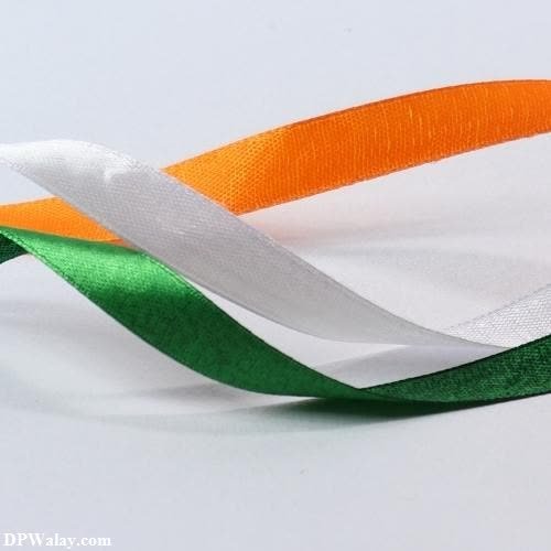a ribbon with a green and white stripe download tricolour dp 