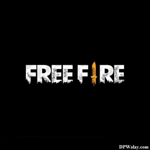 Free Fire DP - a black background with the words ref