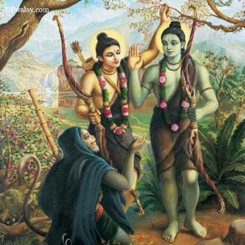 lord krishna and radha hanuman ji dp