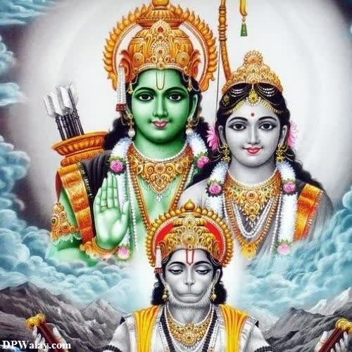 Jai Shree Ram DP - lord krishna and goddess radha-1JAh