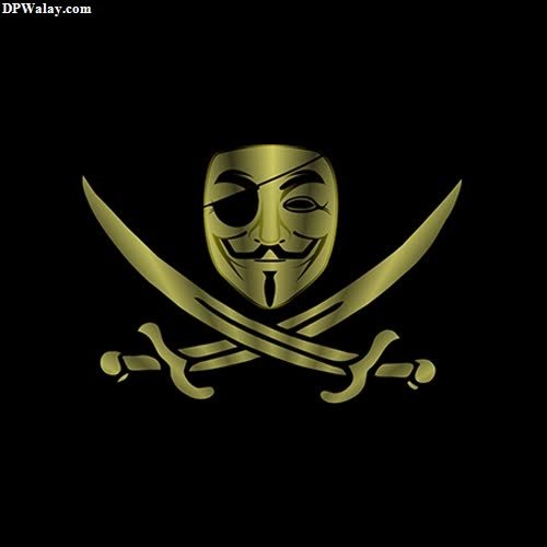 a pirate logo with a skull and crossed swords images by DPwalay