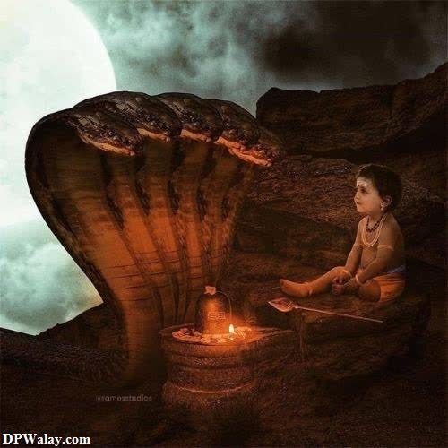a woman sitting on a rock with a candle in her hand 