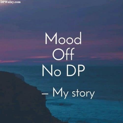 No DP - a quote that says, `'''''''''''' '