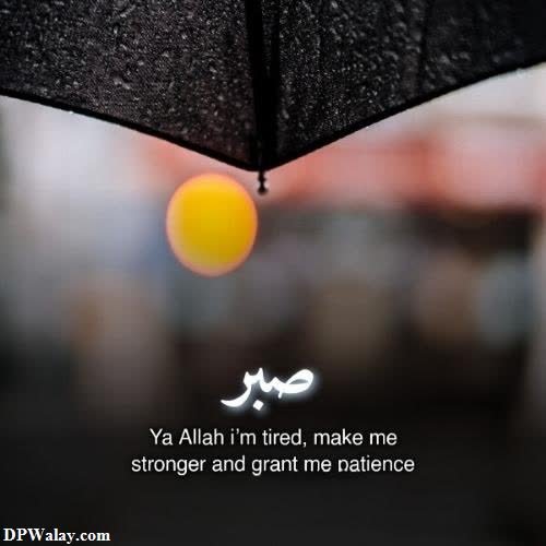a black umbrella with a quote on it images by DPwalay