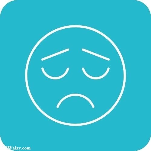 a sad face icon-0501