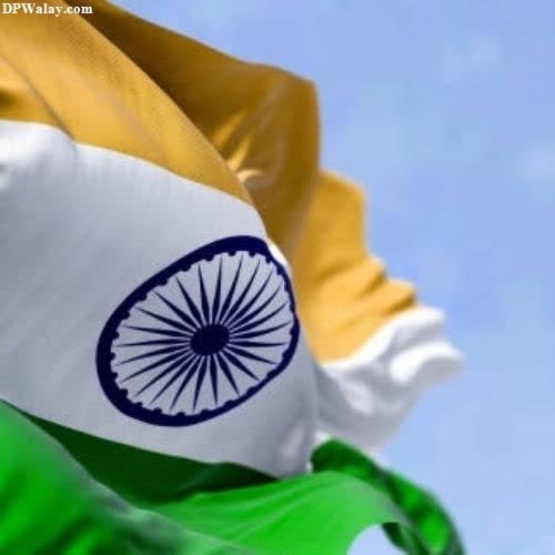 the indian flag is flying in the sky tricolour whatsapp dp