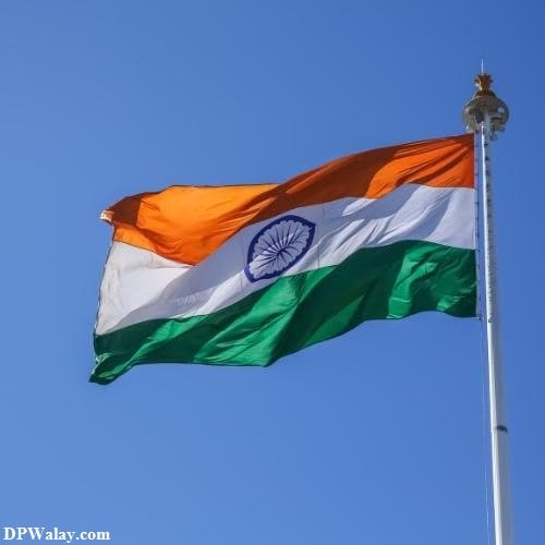 the indian flag flying high in the sky-i9gf