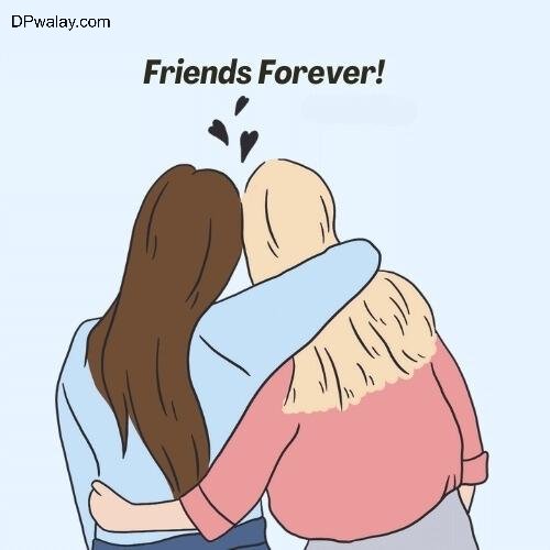 a cartoon of two people hugging and the text reads, ` `'''''' whatsapp group dp