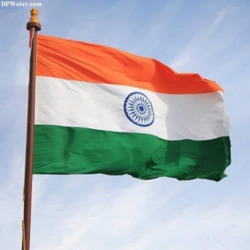 the indian flag flying in the sky-Af4k