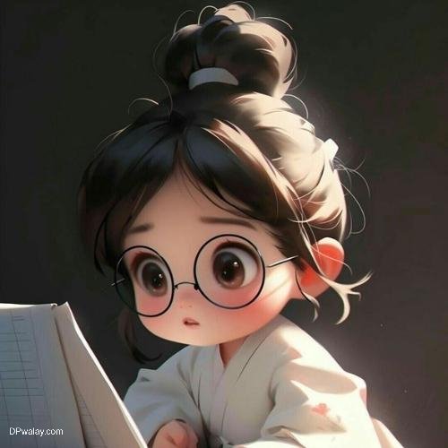 a girl with glasses reading a book cool photos dp