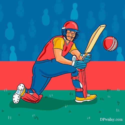 batsman in batting stance with the text, how to play cricket cricket dp