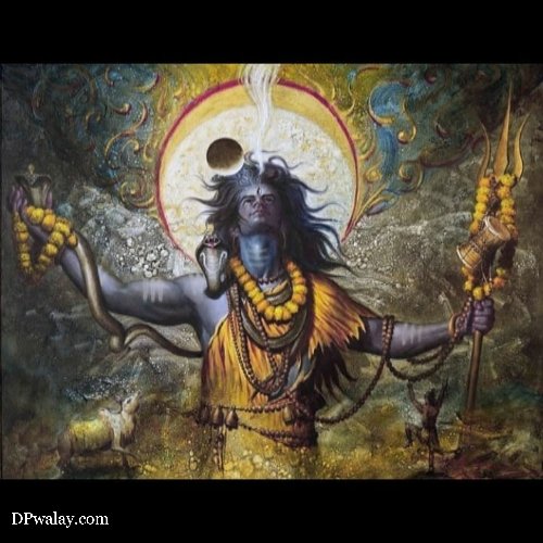 painting of lord shiva