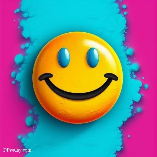 a smiley face with a pink background images by DPwalay
