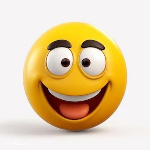 a yellow smiley face with a big smile