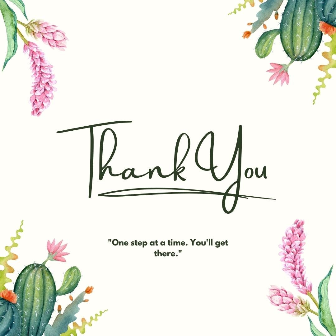 thank card with watercolor cactus and cactus flowers thank you images hd