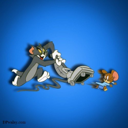 two cartoon characters are playing with each other characters
